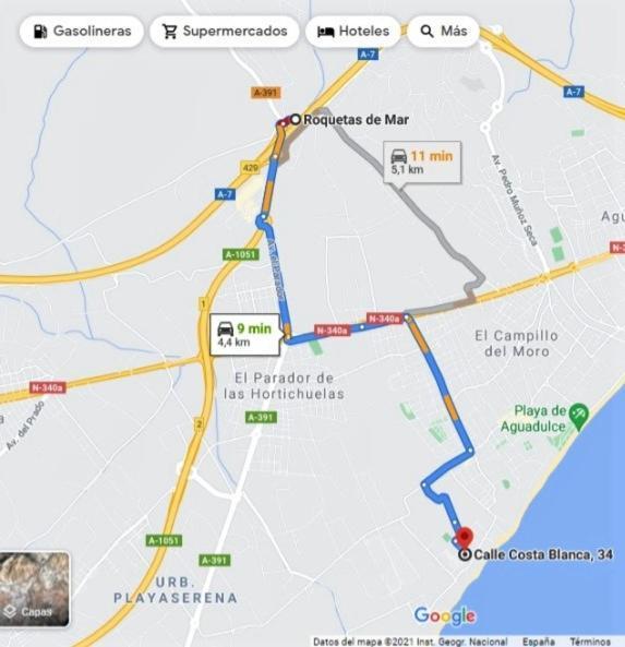 Apartamento Las Palmerillas-Residencial Torrequebrada Roquetas de Mar Kültér fotó
